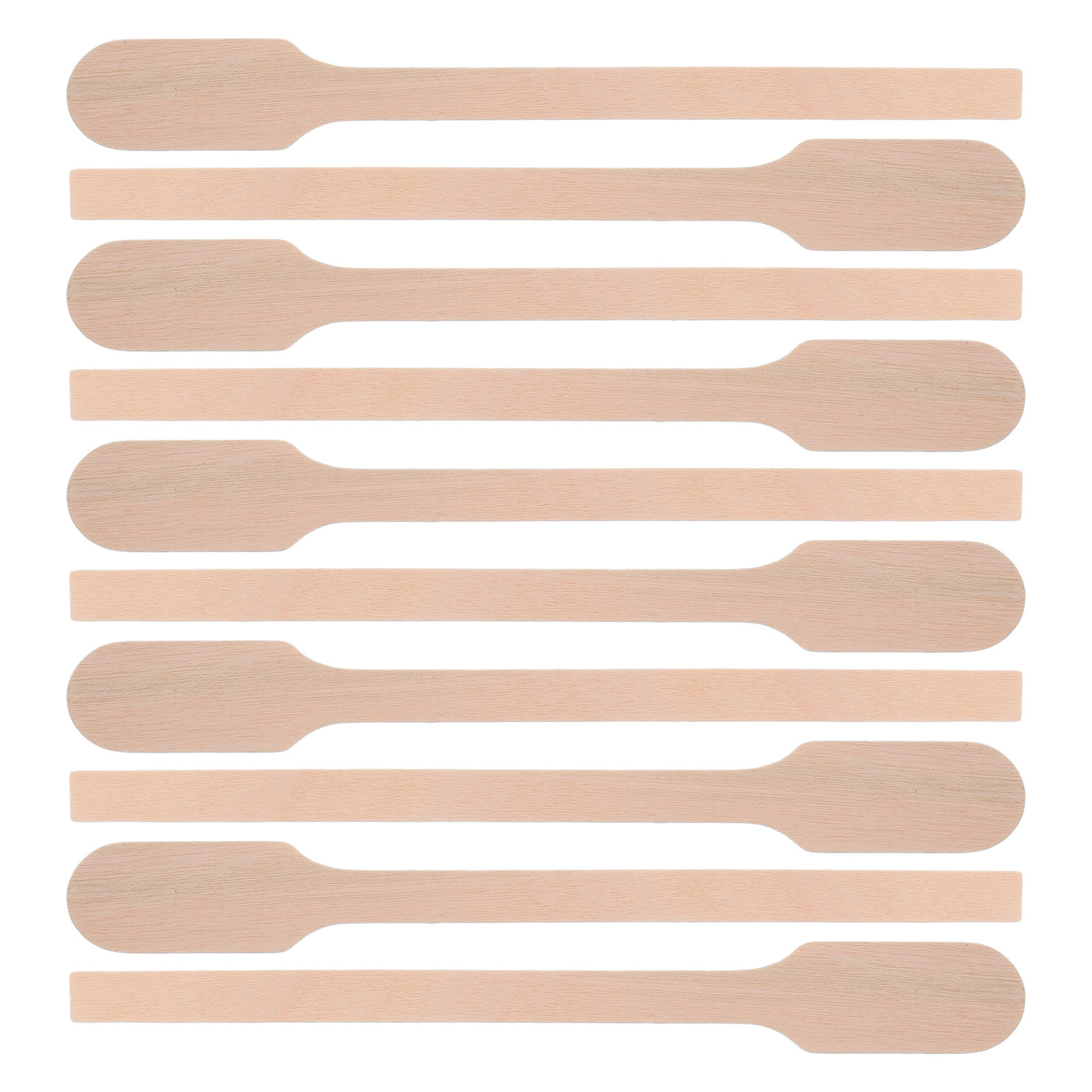 Crafting Resin - 200 stuks houten verfroerstokjes 5 inch