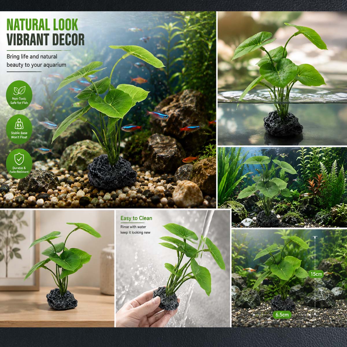 1 stuk aquariumsimulatieplant, - Terrarium Moss Art recensie en prijs